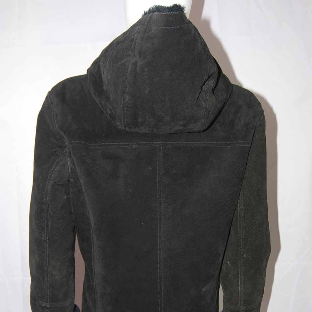 100% Genuine Leather Wilsons Black Jacket Sz S - Picture 3 of 8